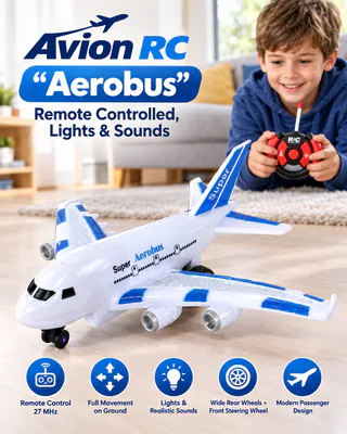 Product hero creative in English: “Realistic Ground Maneuvers, Fully Remote-Controlled”