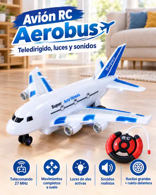 Product hero creative in Español: “Control total en tierra hasta 25 m”